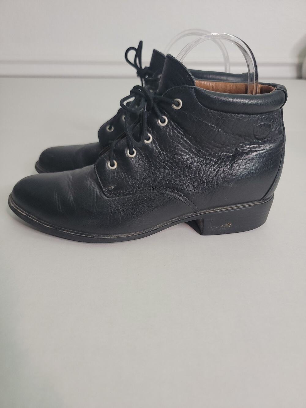 Ariat Lace-Up Roper Kiltie Boots Womens SZ 7 Leather Josie 12201 Paddoc Granny